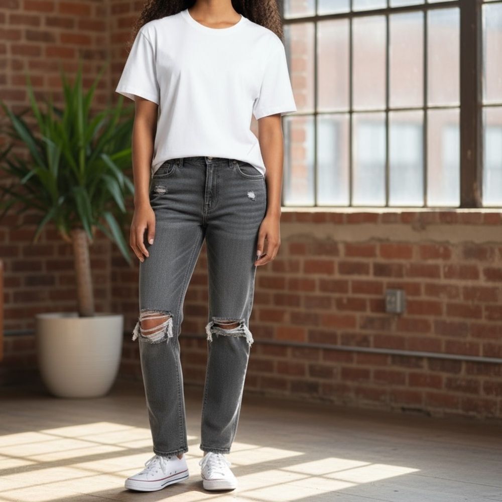 American Eagle highest‎ rise 90’s boyfriend jeans 4 X-long